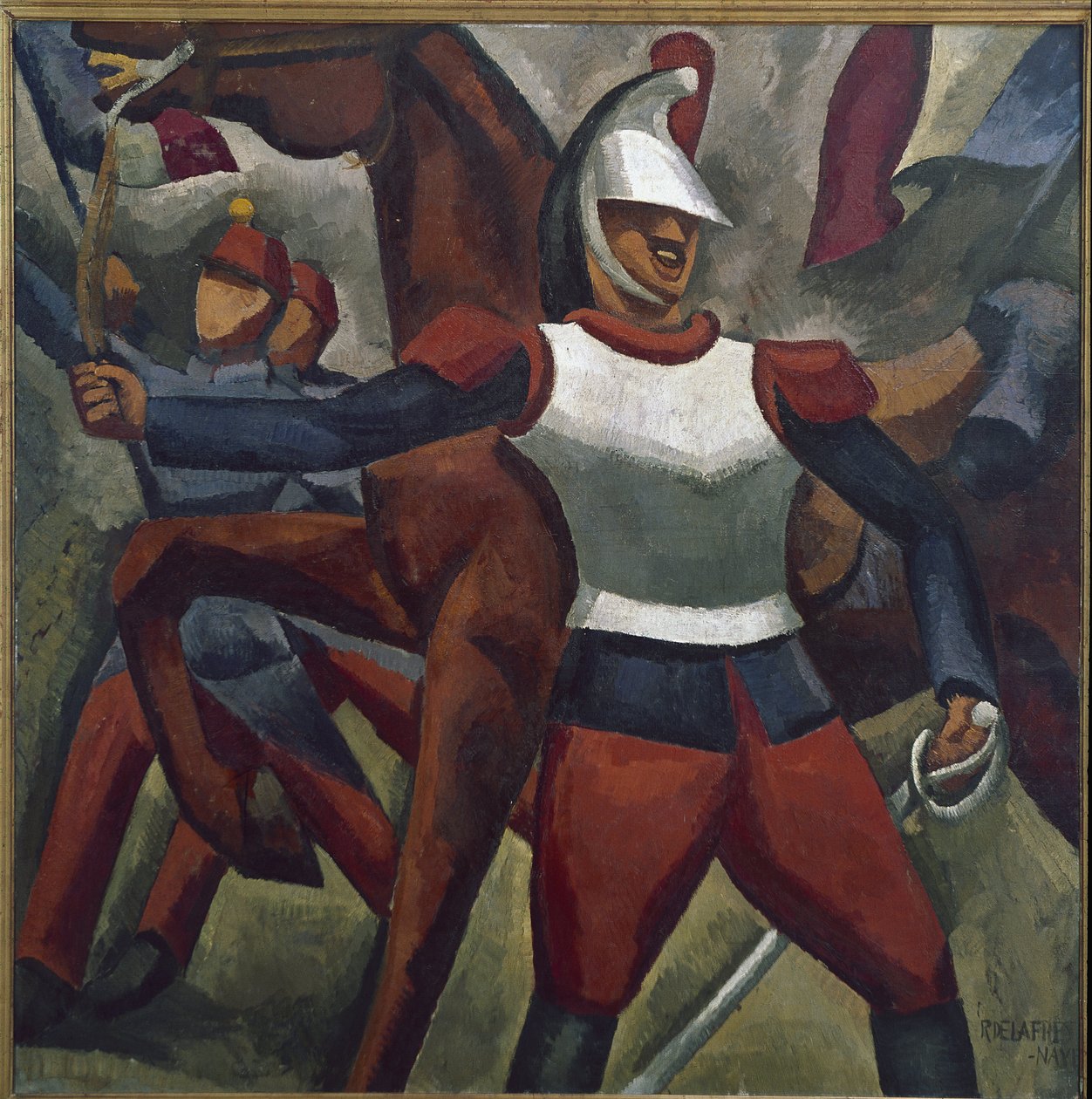 Cuirassier (óleo sobre tela de Roger de La Fresnaye