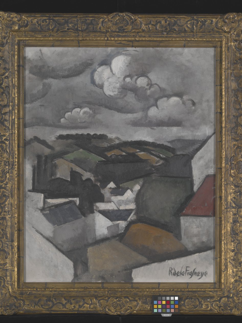 Landscape With A Village, The Hills Beyond Meulan (óleo sobre tela) de Roger de La Fresnaye
