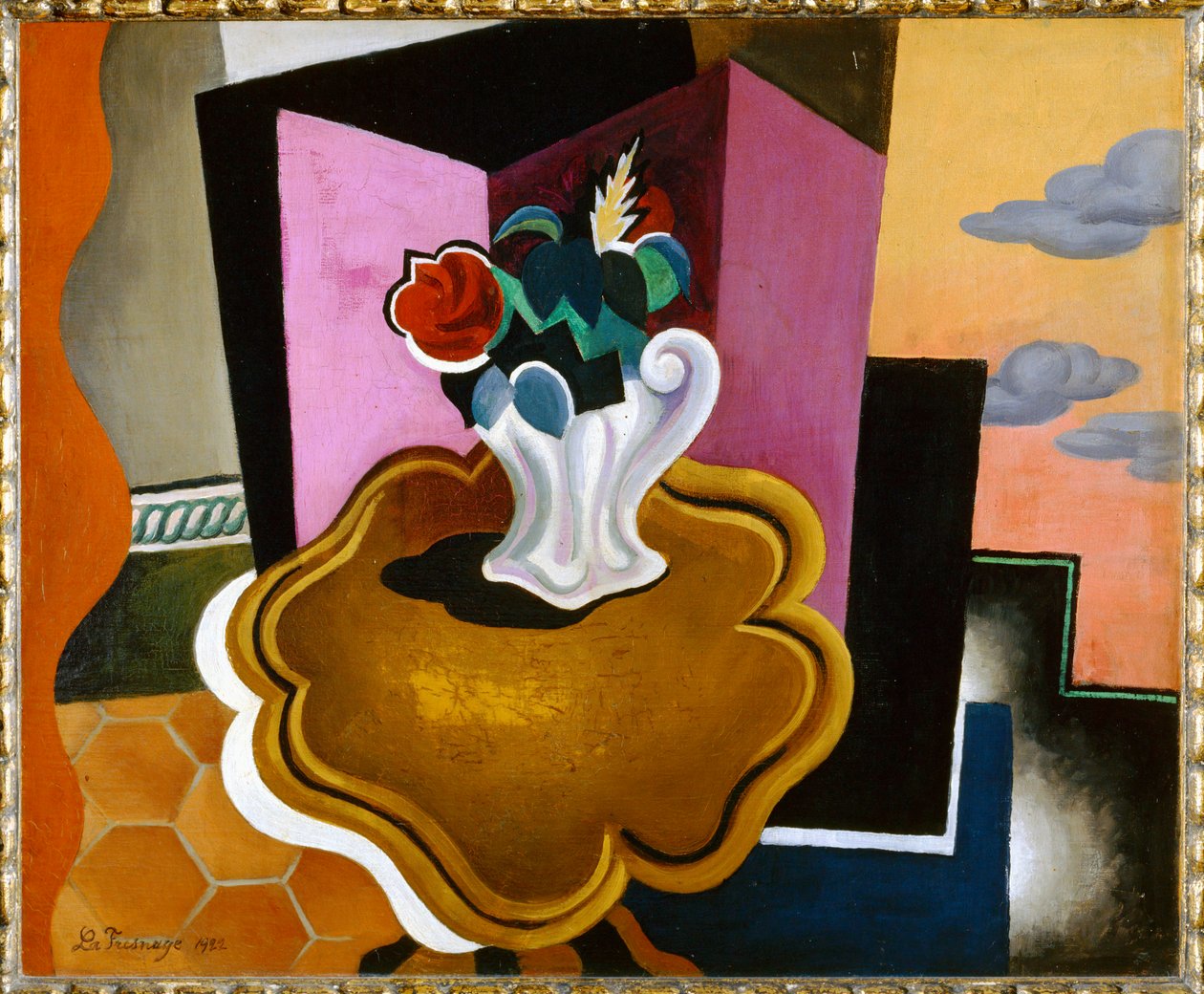 Mesa Philippe (pintura sobre tela) de Roger de La Fresnaye