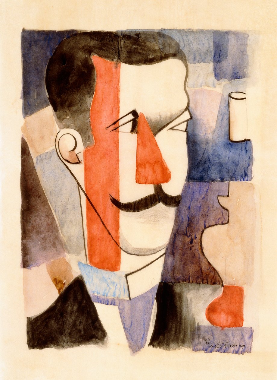 Estudo para Paludes, 1917-1920 de Roger de La Fresnaye