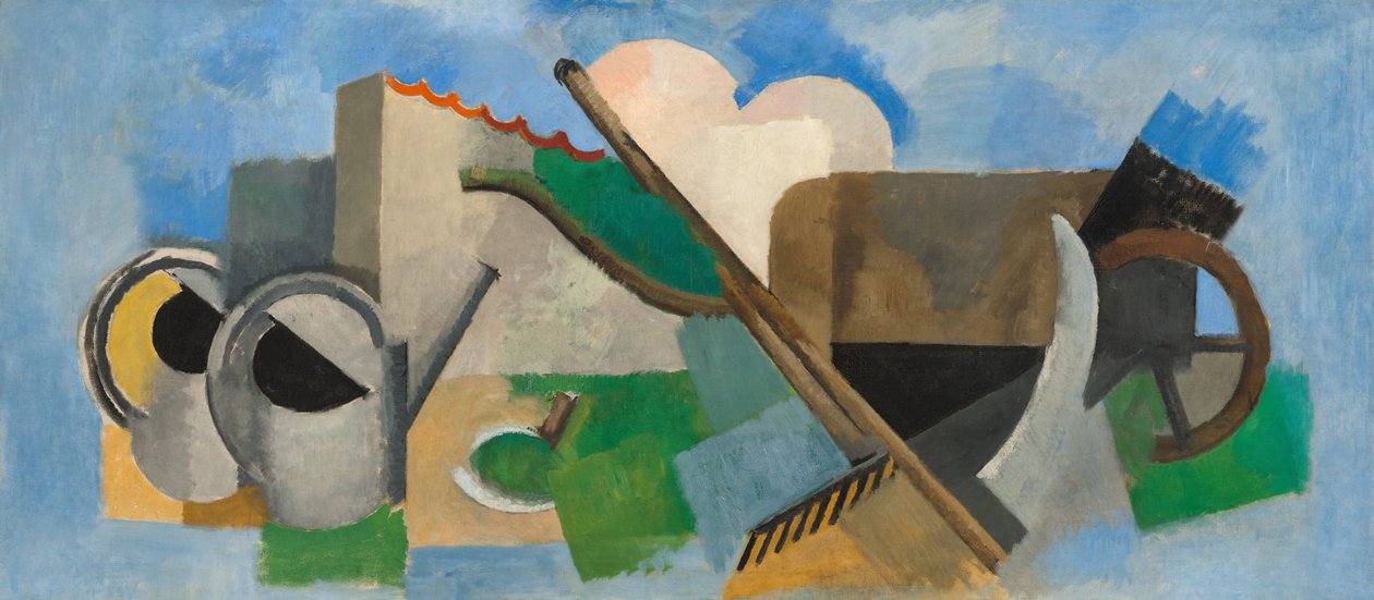 Os emblemas do regador: O jardim, 1913. de Roger de La Fresnaye