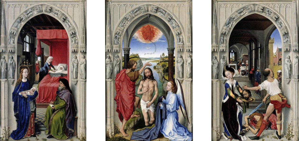 O altar de são joão de Rogier van der Weyden