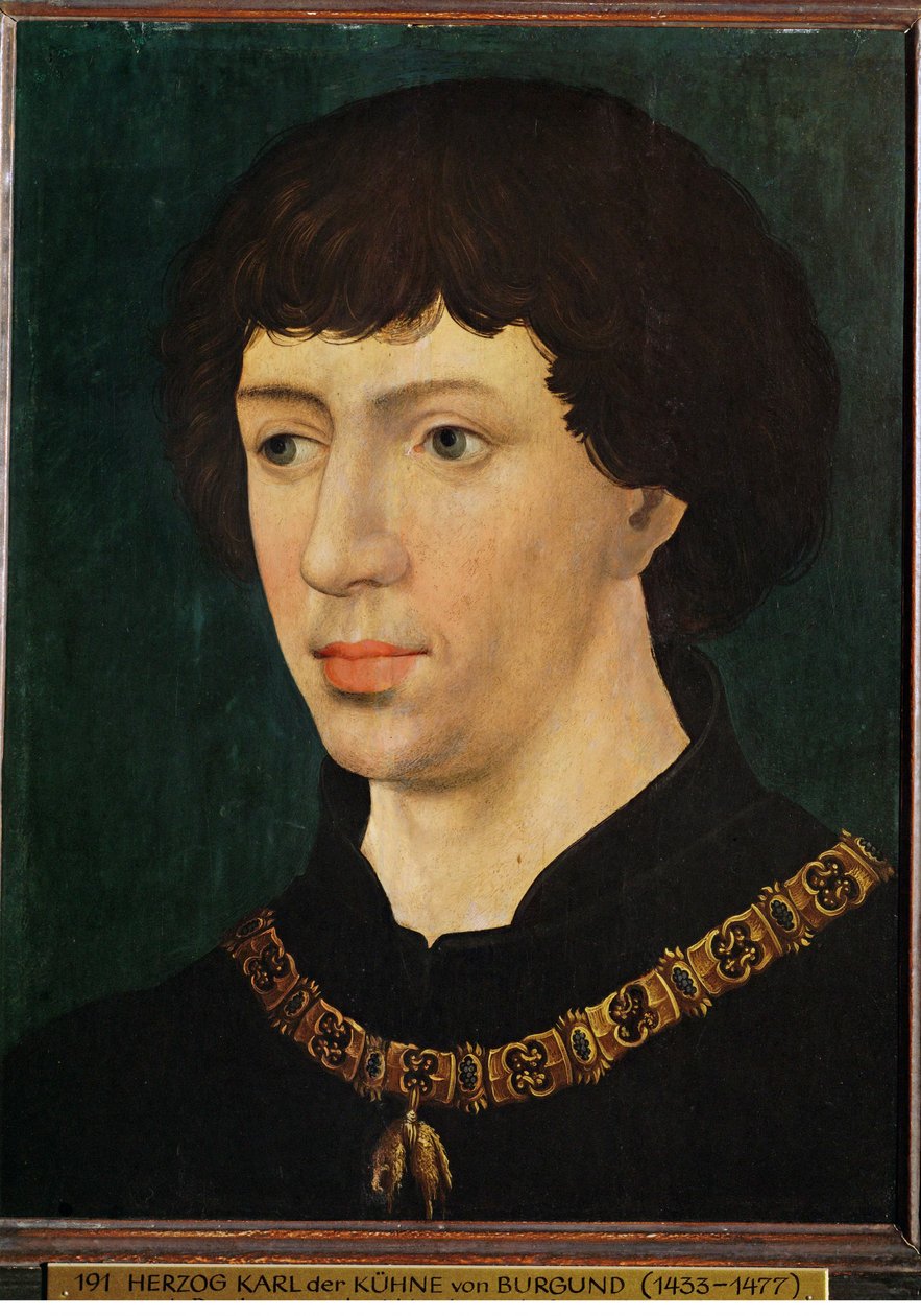 Carlos, o Temerário, cópia (pintura) de Rogier van der (after) Weyden
