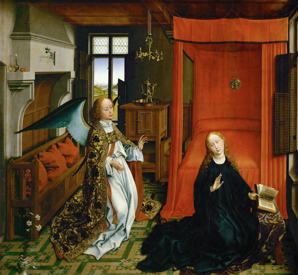 Anunciação ... de Rogier van der Weyden