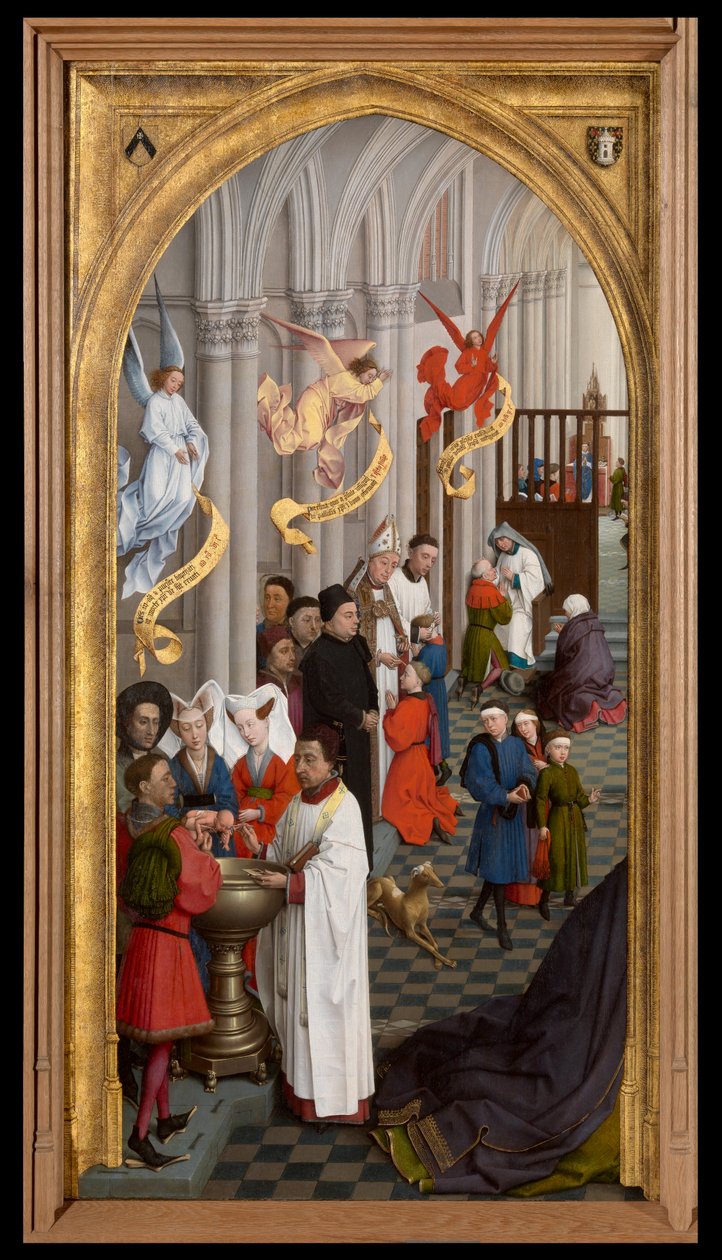 Batismo, Confirmação e Confissão de Rogier van der Weyden