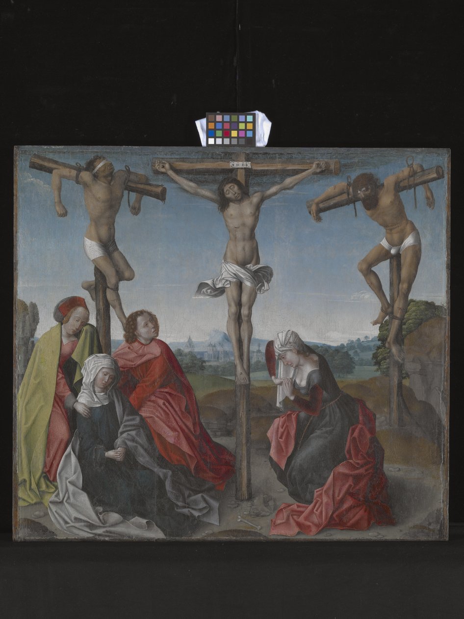 Crucificação (óleo sobre madeira) de Rogier van der Weyden