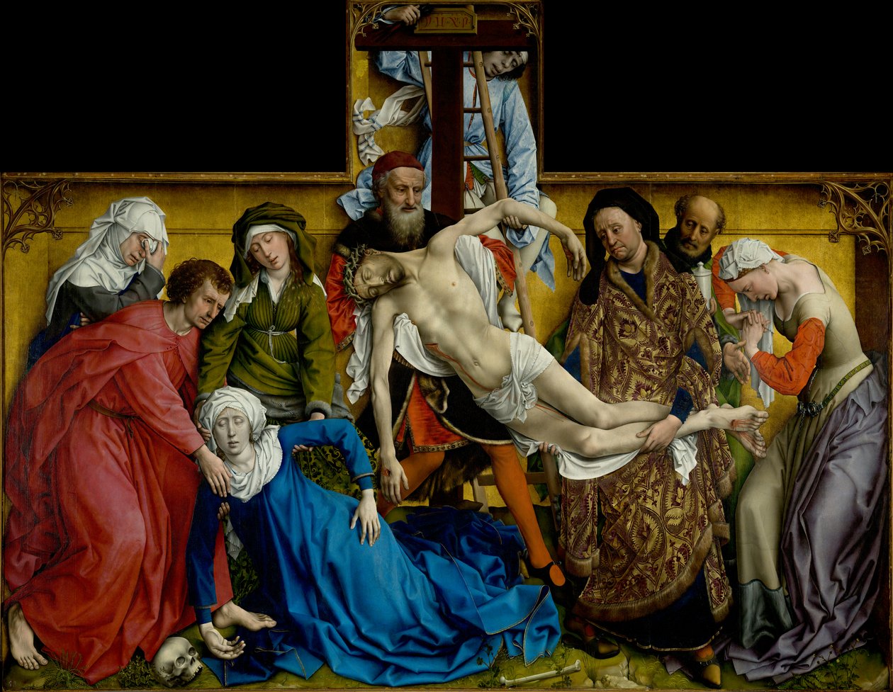 Descida da Cruz, c.1435 (óleo sobre painel) de Rogier van der Weyden