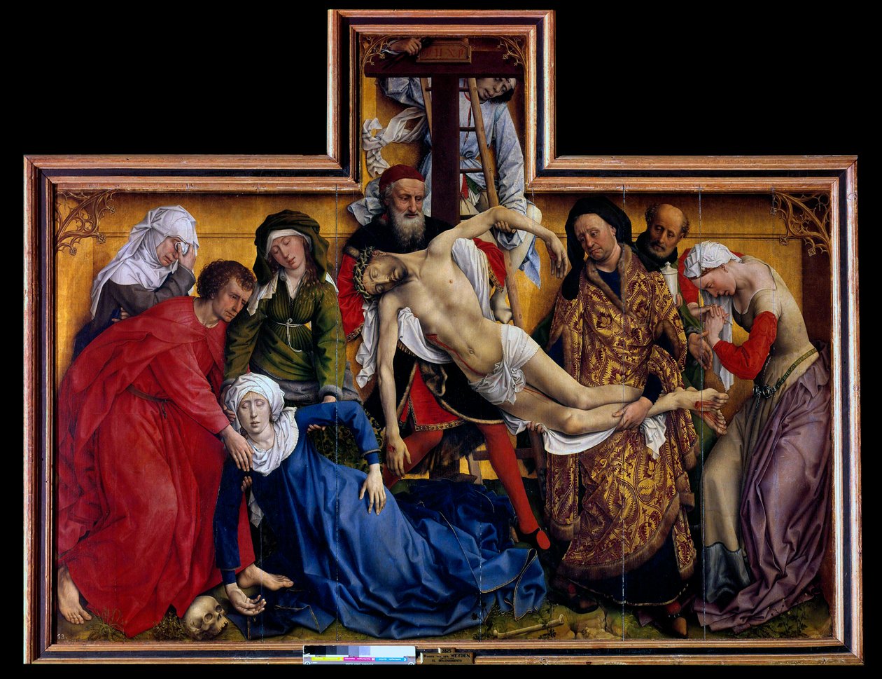 Pietá . A Deposição ou Descida da Cruz de Rogier van der Weyden