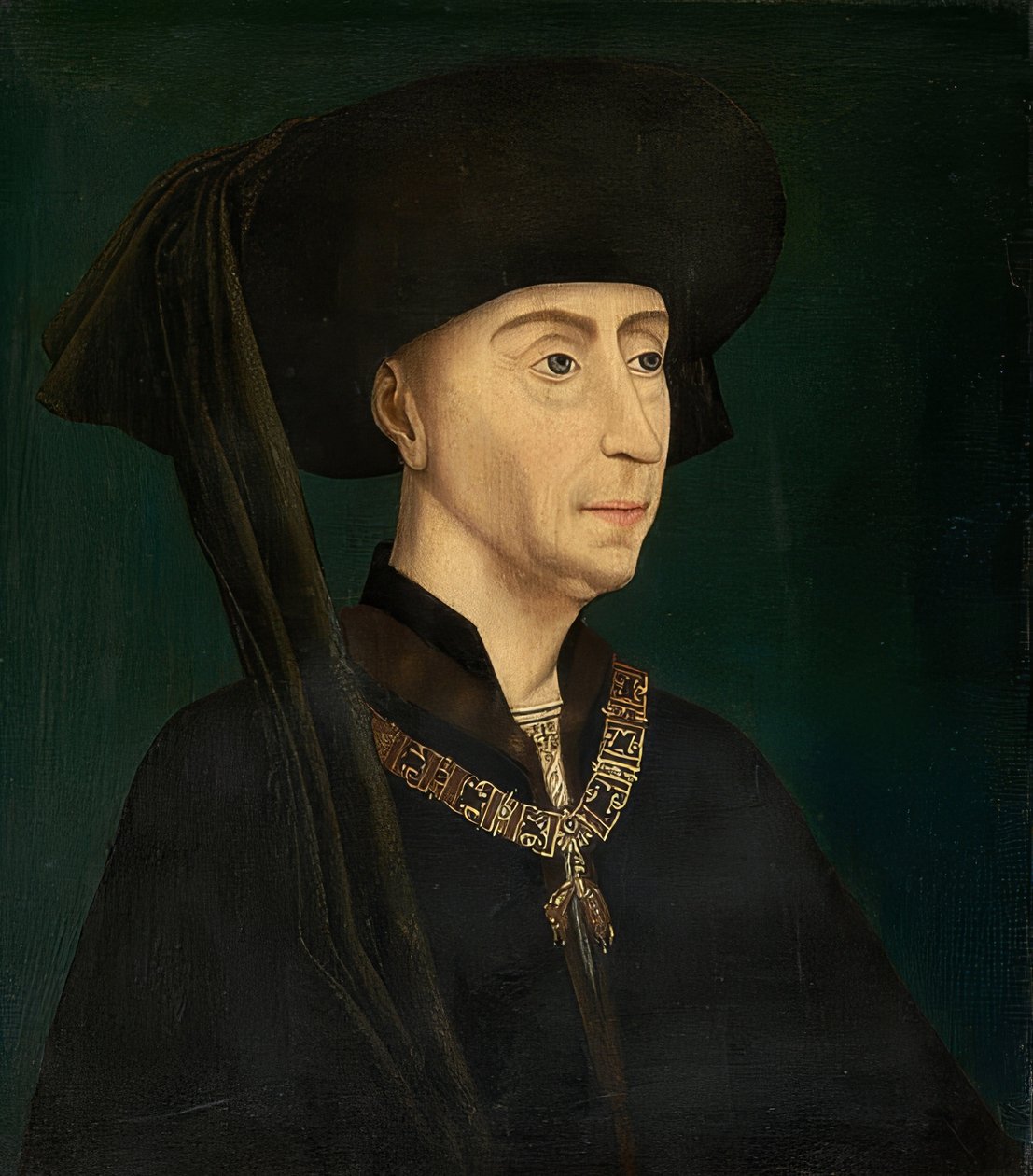 Retrato de Filipe, o Bom, duque de Borgonha (1396-1467) de Rogier van der Weyden