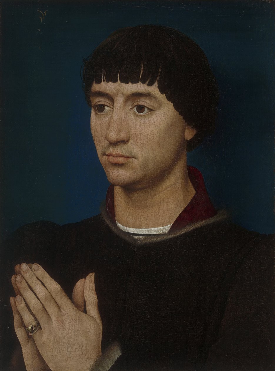 Retrato de Jean Gros, 1460-64 de Rogier van der Weyden