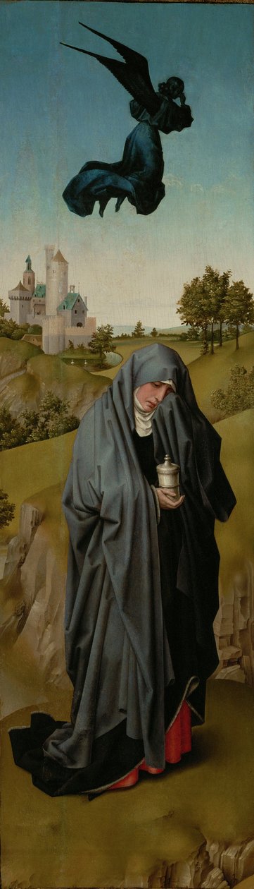 Santa Maria Madalena O Tríptico da Crucificação, c. 1440 de Rogier van der Weyden