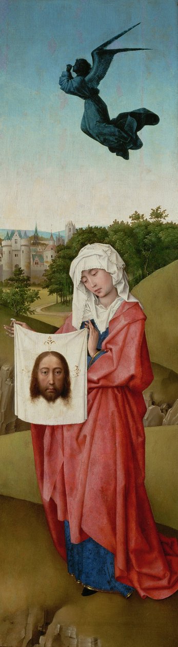 Santa Verônica O Tríptico da Crucificação, c. 1440 de Rogier van der Weyden