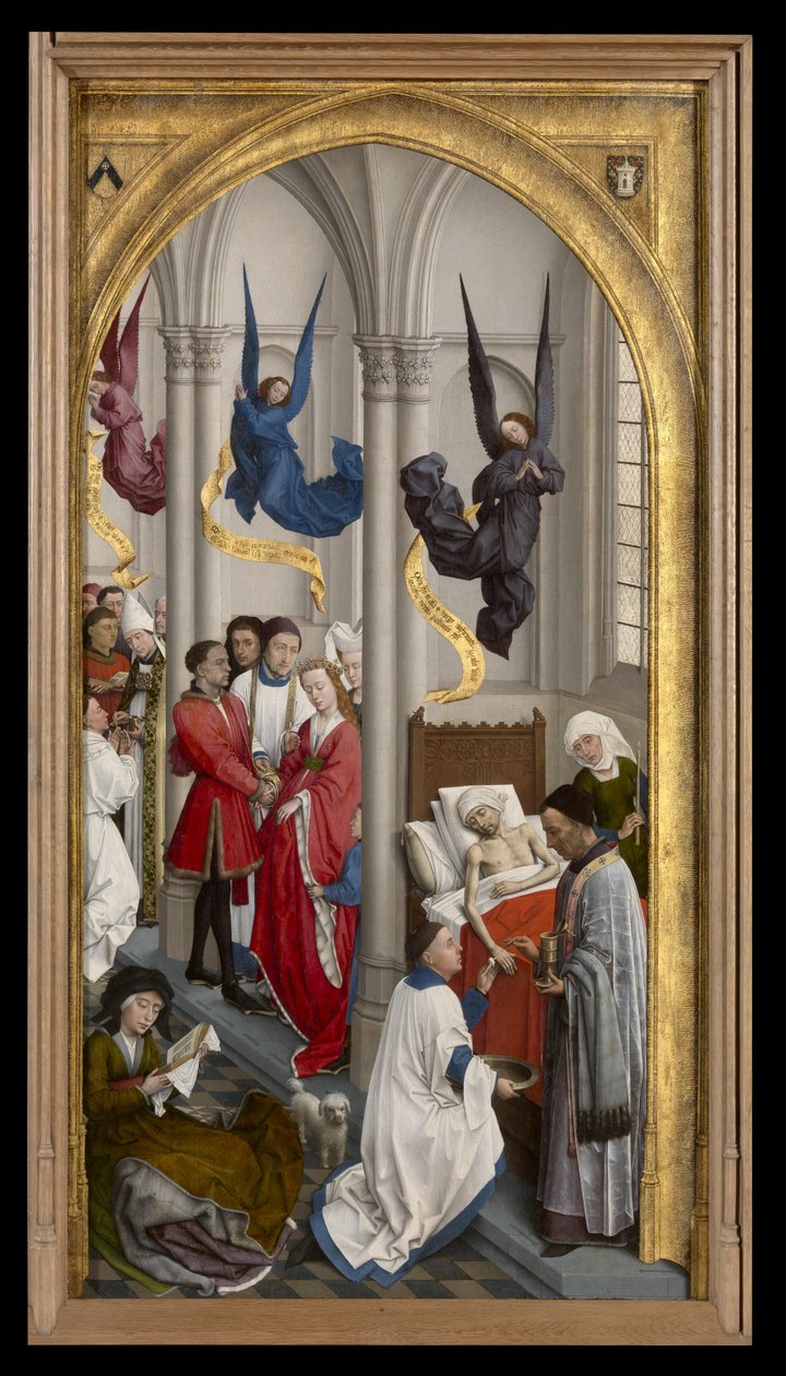 A Ordinatio, o Matrimónio e a Extrema Unção de Rogier van der Weyden