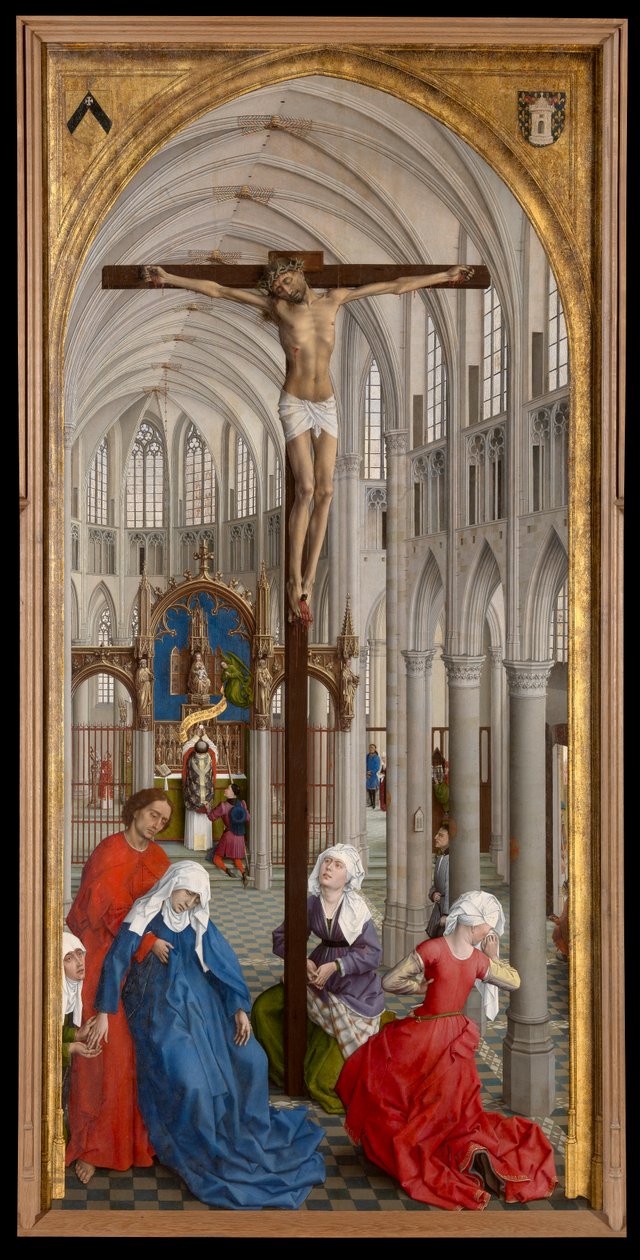 Os Sete Sacramentos (óleo sobre painel) de Rogier van der Weyden