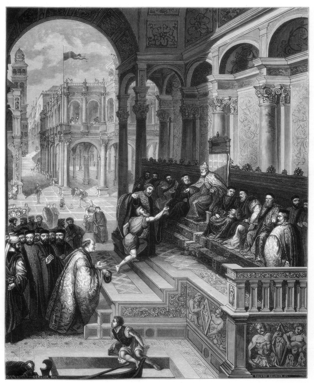 A apresentação do anel, 1534 1870 de Roland Brunier