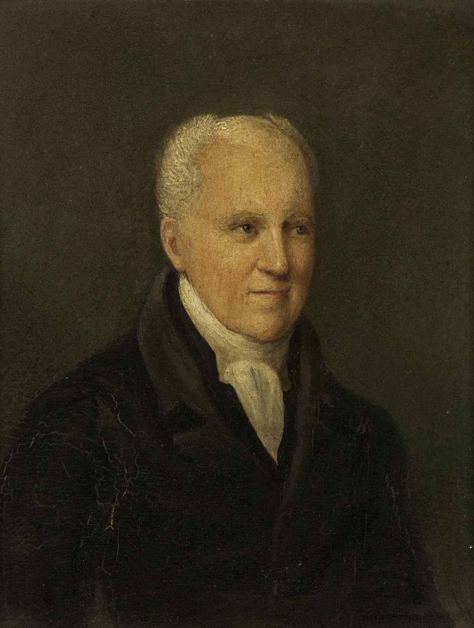 Rev. George Crabbe (óleo no painel) de Rolinda Sharples