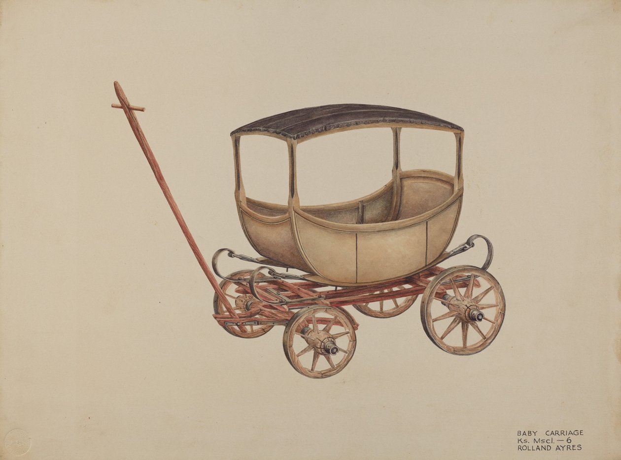 Carrinho de bebê de Rolland Ayres