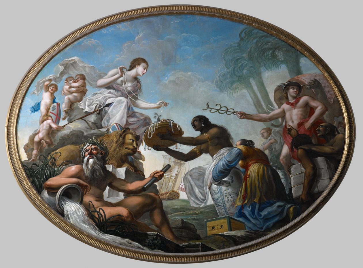 O Oriente Oferecendo as suas riquezas à Britânia de Roma Spiridione