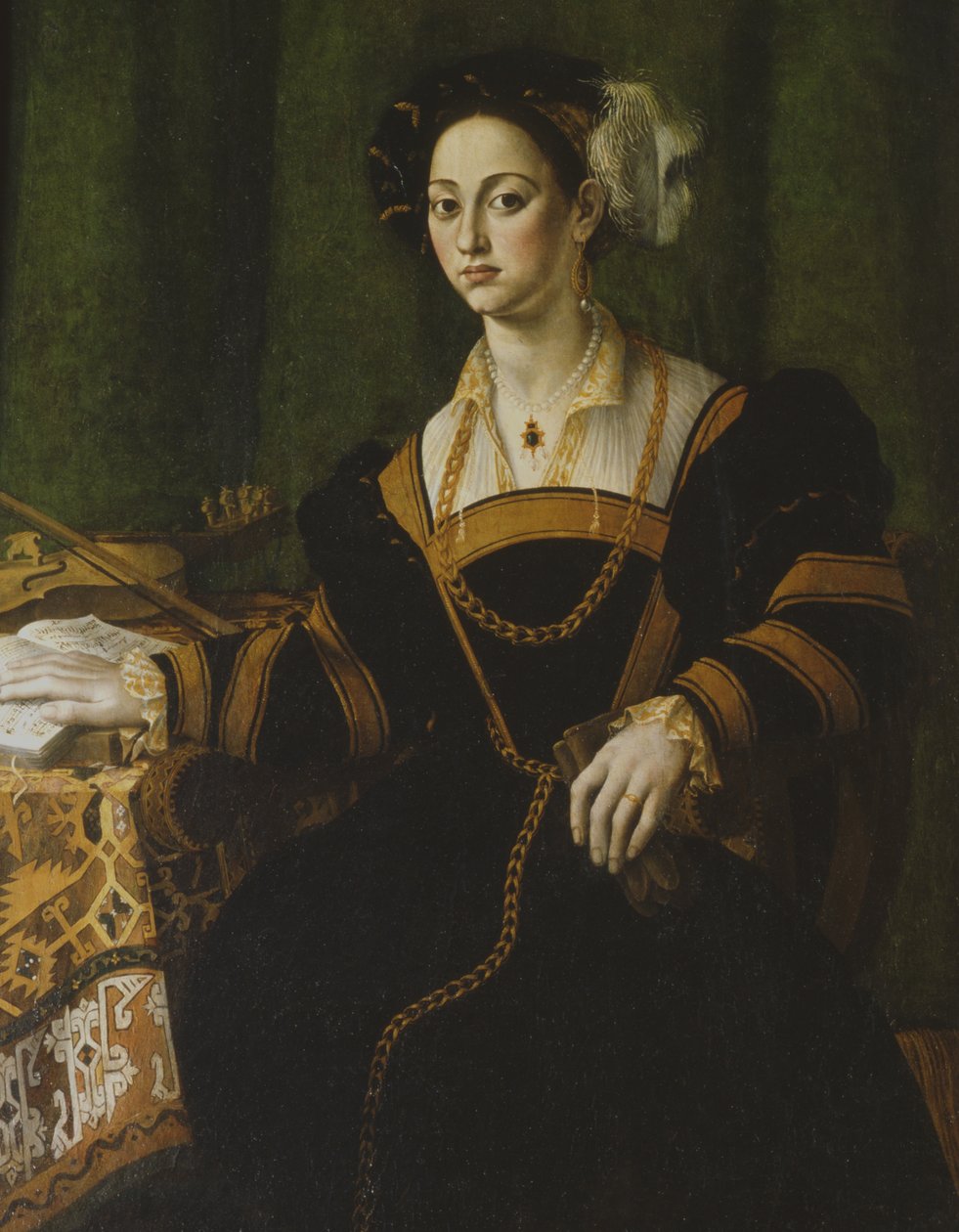 Retrato de uma mulher gentil de Romagna School