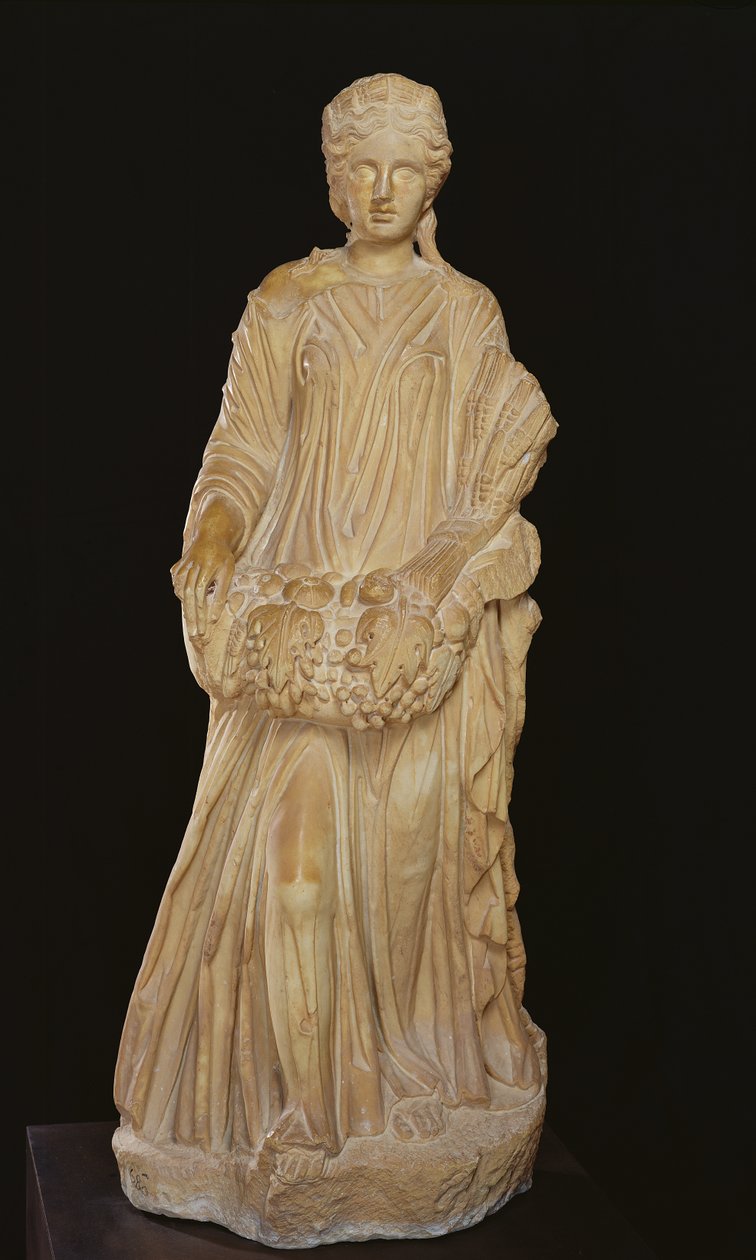 Abundância, de Cartago (mármore) de Roman