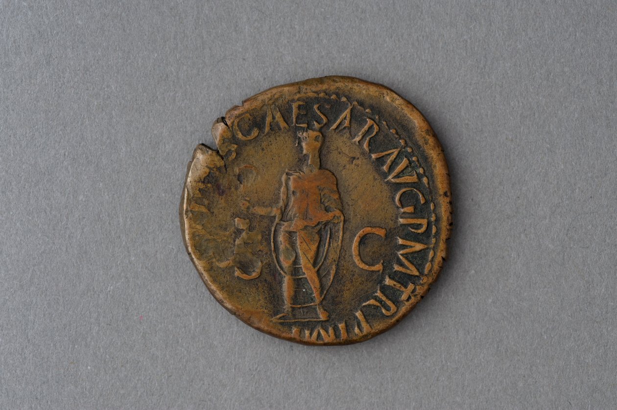 Como Moeda de Antonia (bronze) de Roman
