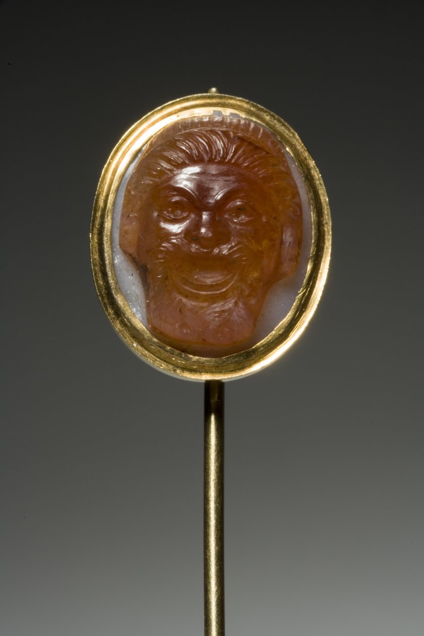 Cameo de uma máscara de teatro de Roman