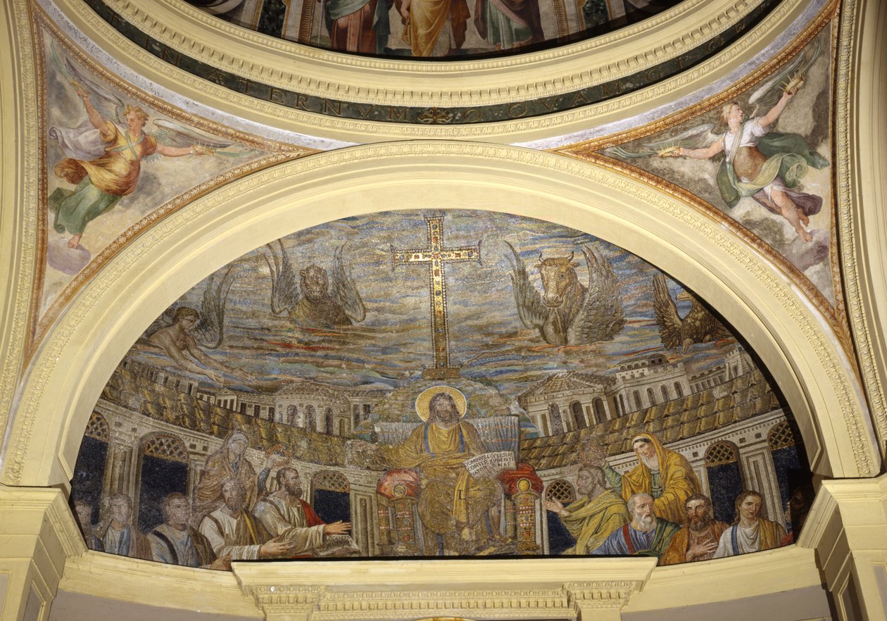 Cristo entre os apóstolos (mosaico) de Roman