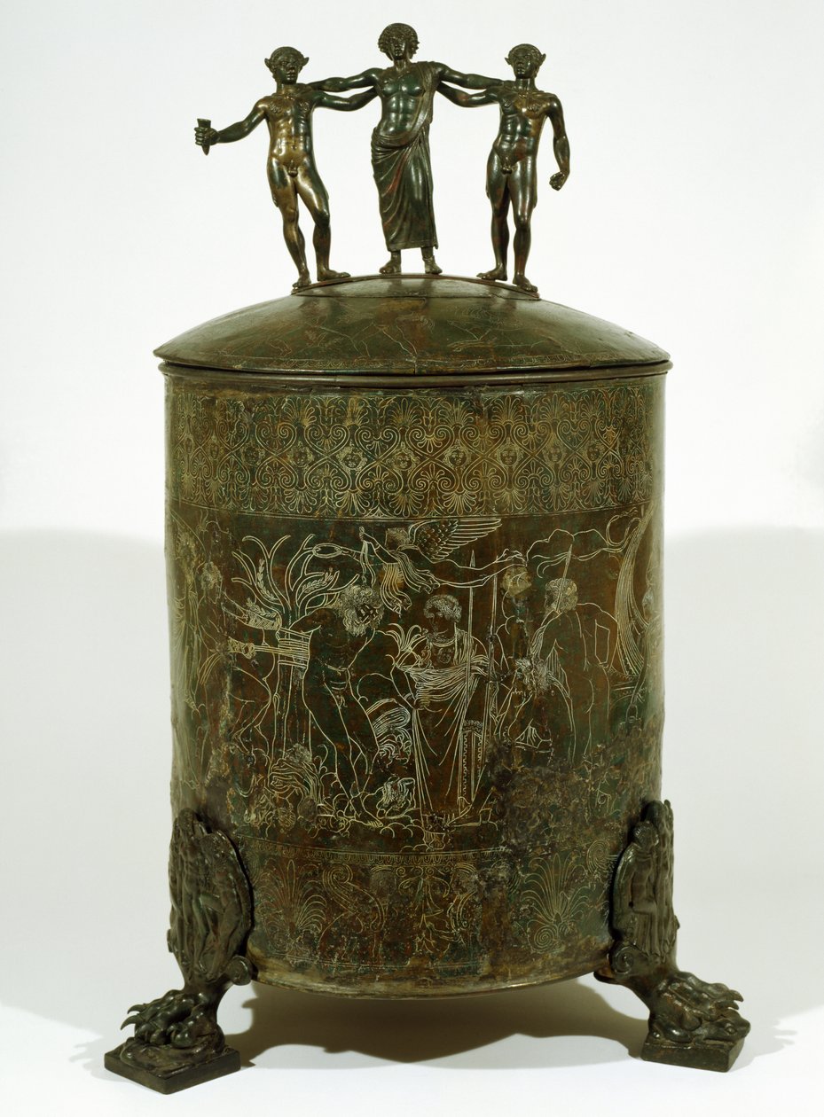 Cista Fioroni, Palestrina (bronze) de Roman