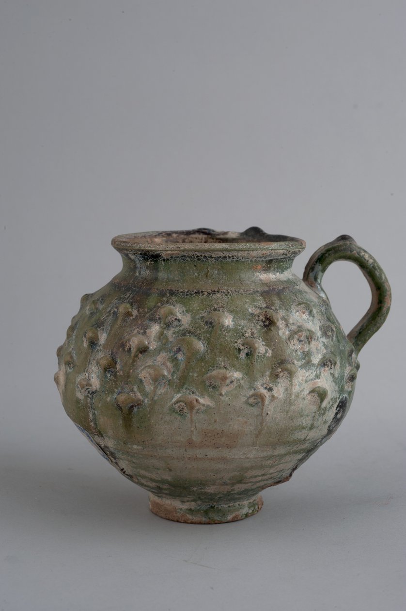 Copa com decoração barbottino (terracota vidrada) de Roman