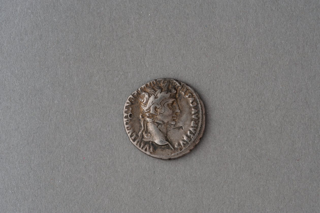 Denário de Augusto (prata) de Roman