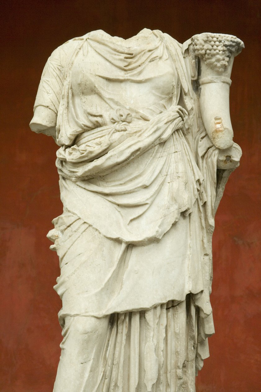 Fortuna, Período Imperial Romano (30 aC - 500 dC) (mármore) de Roman