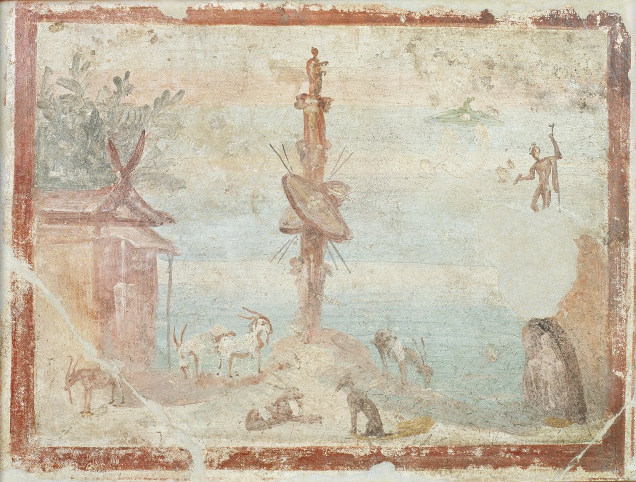 Paisagem idílica, Pompéia de Roman