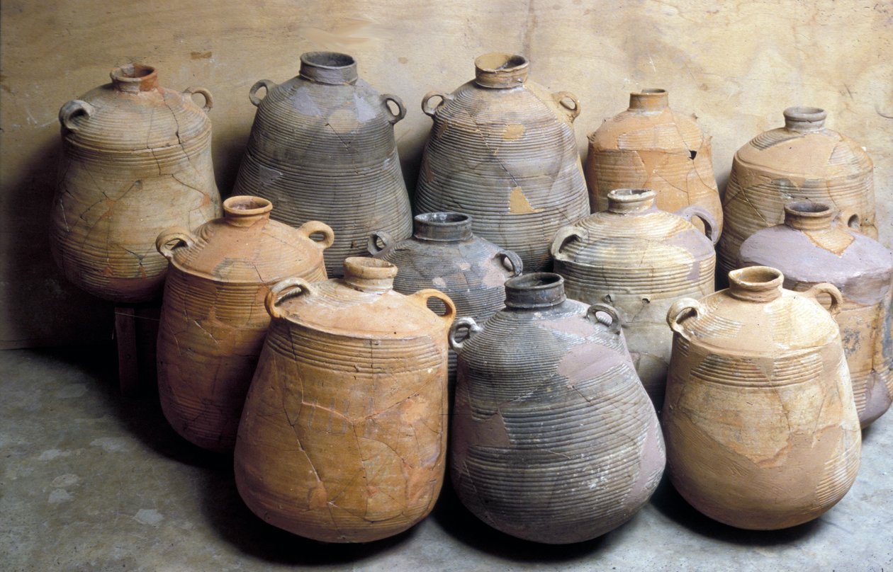 Grandes jarras de armazenamento de Jerusalém (terracota) de Roman