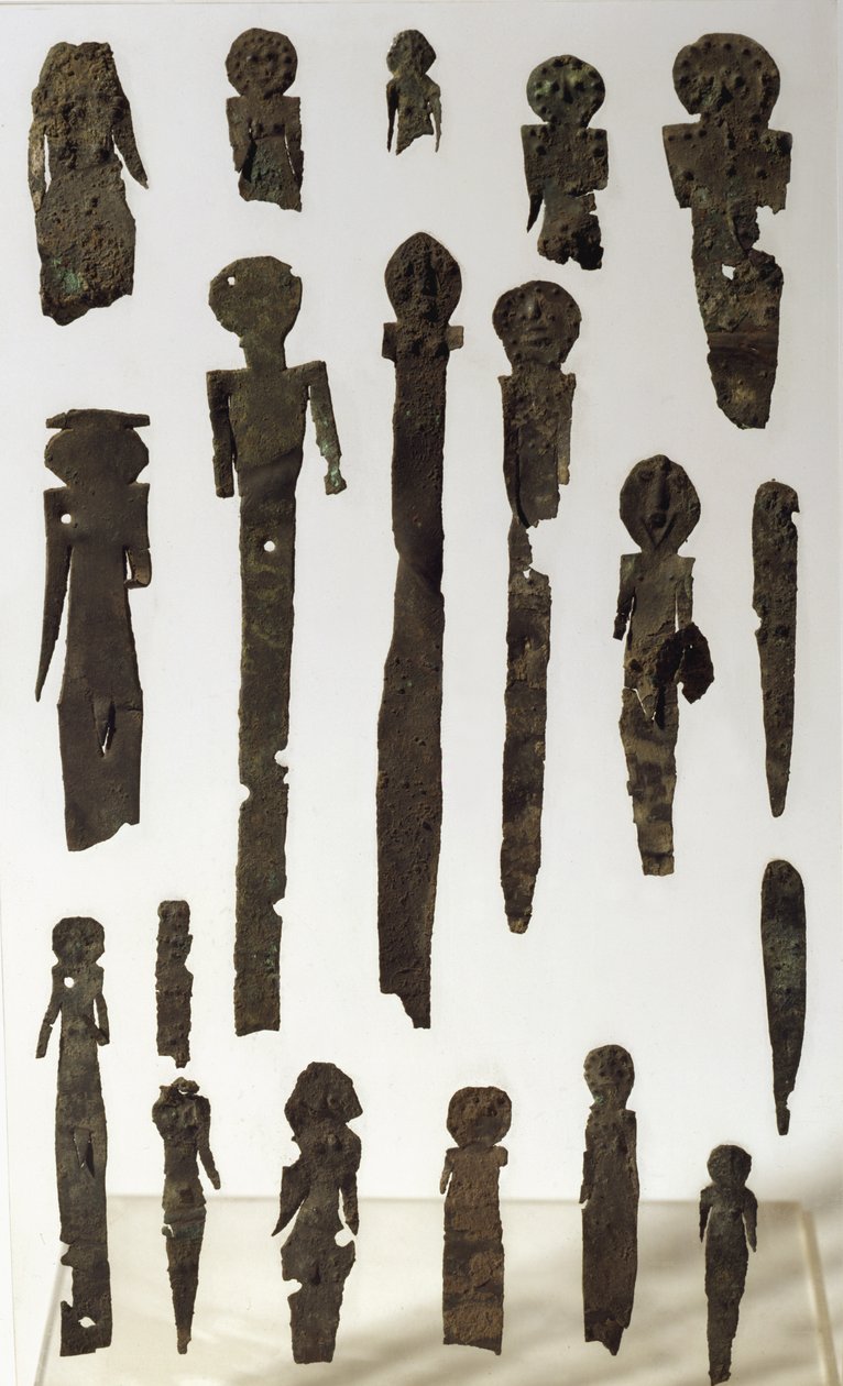Painel de figurinhas, de Lamina (bronze) de Roman