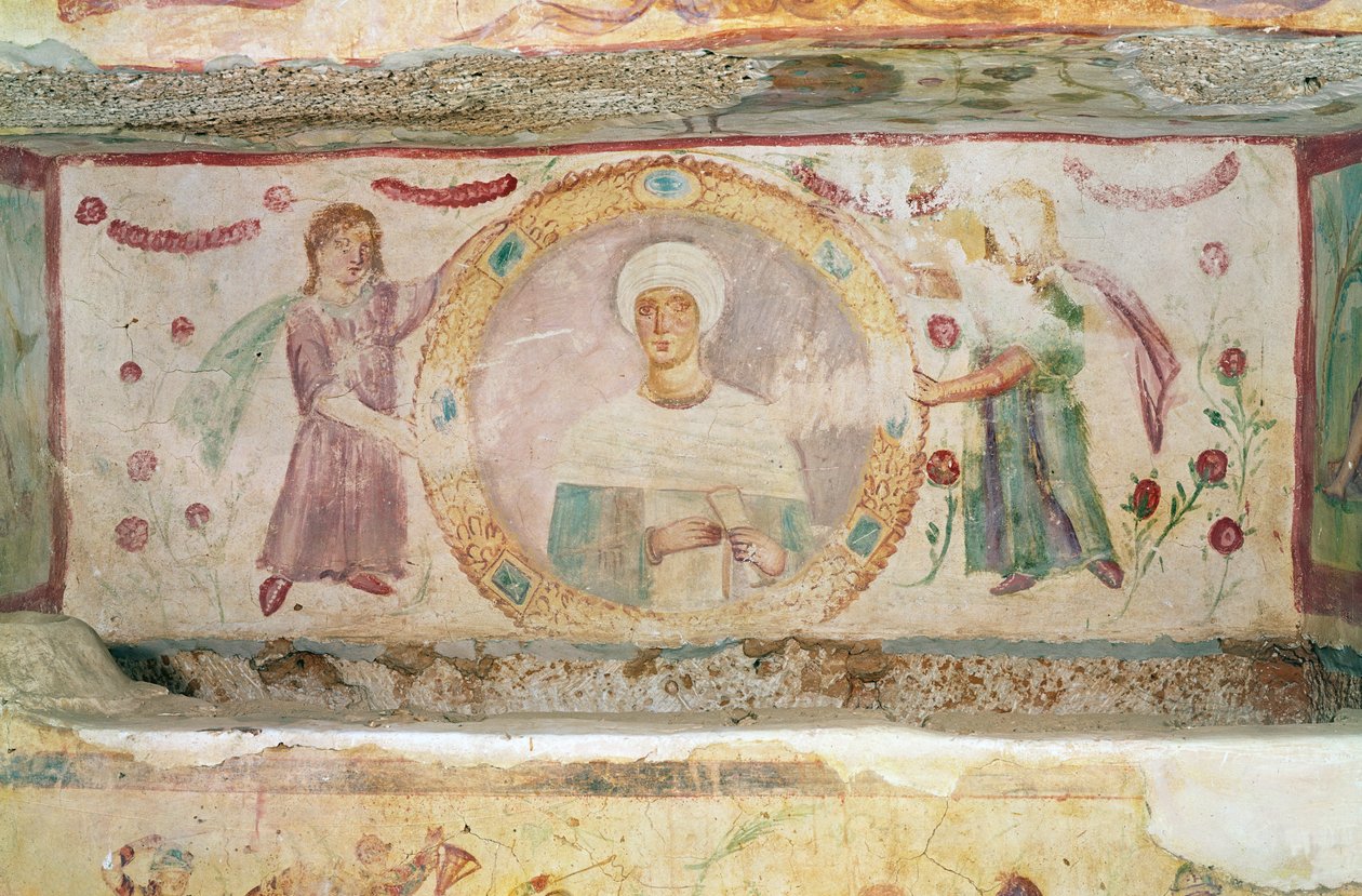 Retrato de Aelia Arisuth, do túmulo de Aelia Arisuth de Roman