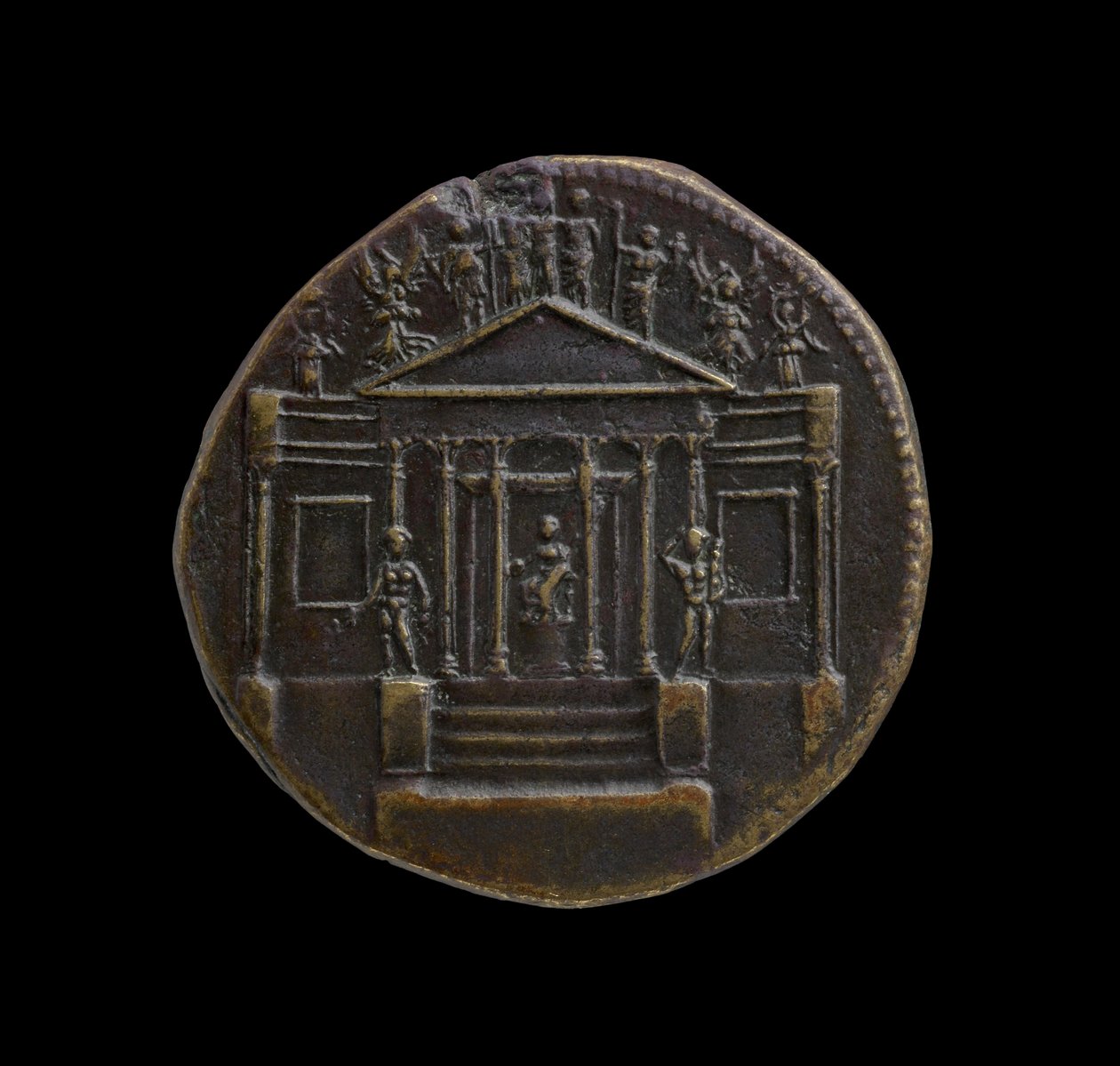 Moeda Imperial Romana de Roma, 35-36 dC (latão de orichalcum) de Roman