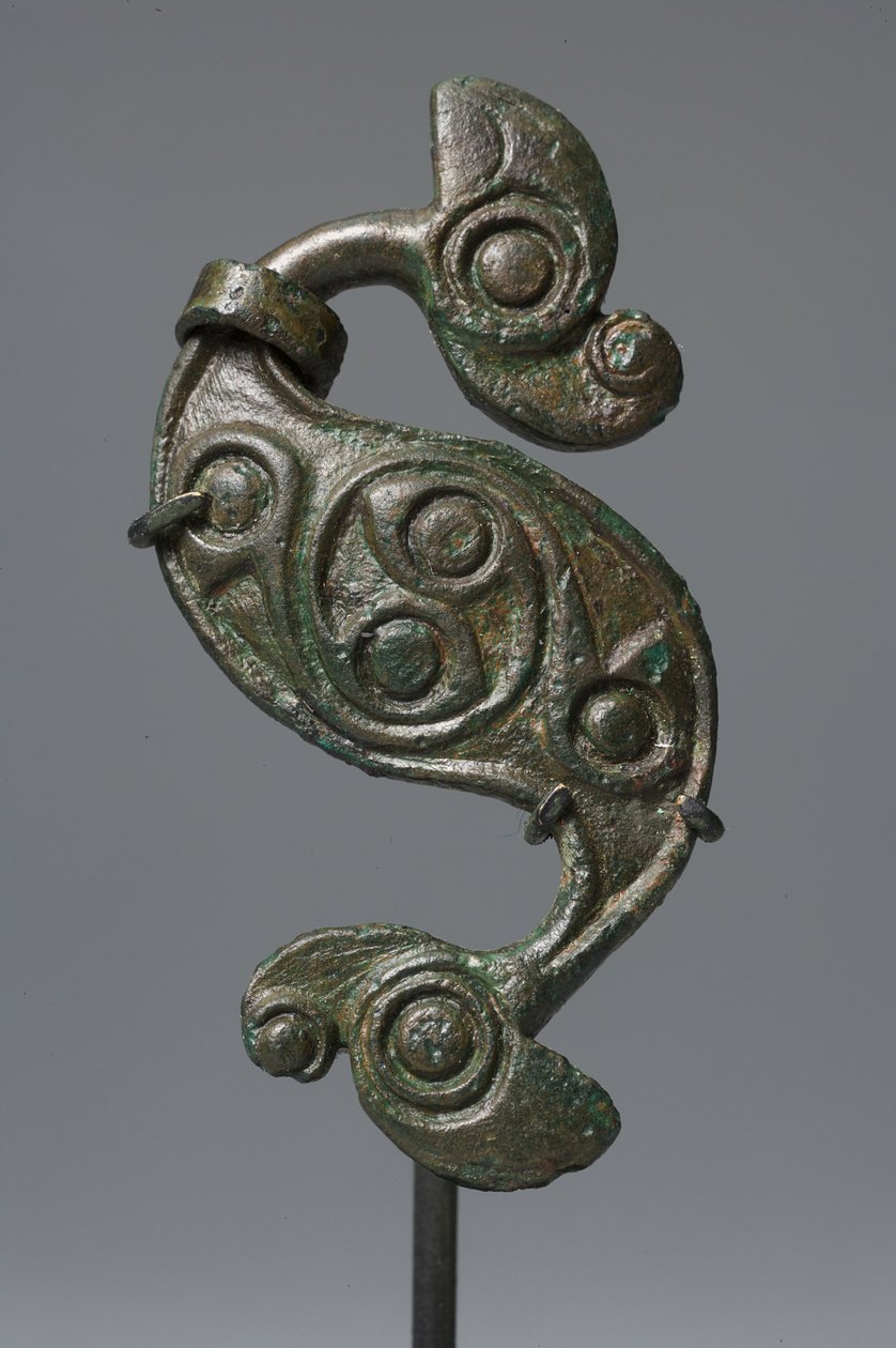 Fíbula Romano-Britânica &39;Dragonesque&39; (bronze) de Roman