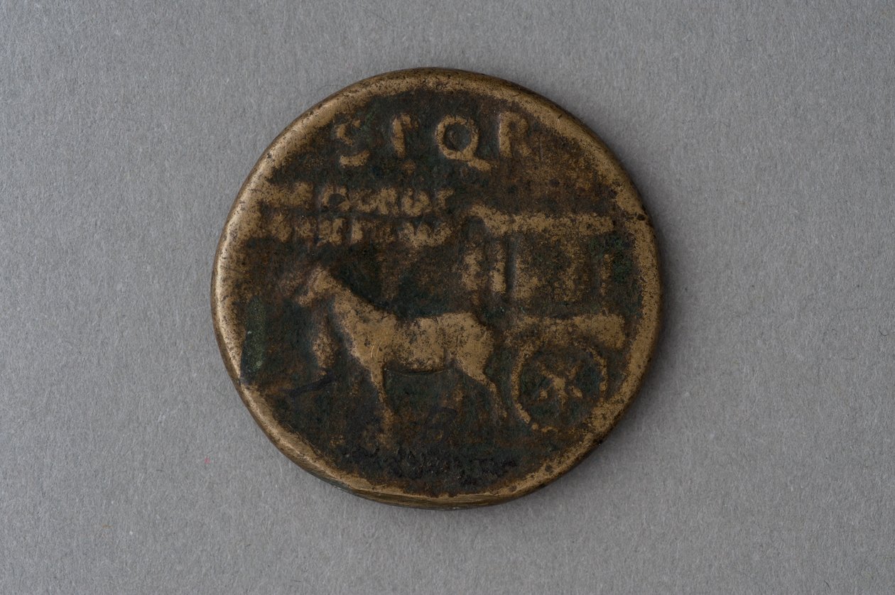Sestércio de Agripina Maior (bronze) de Roman