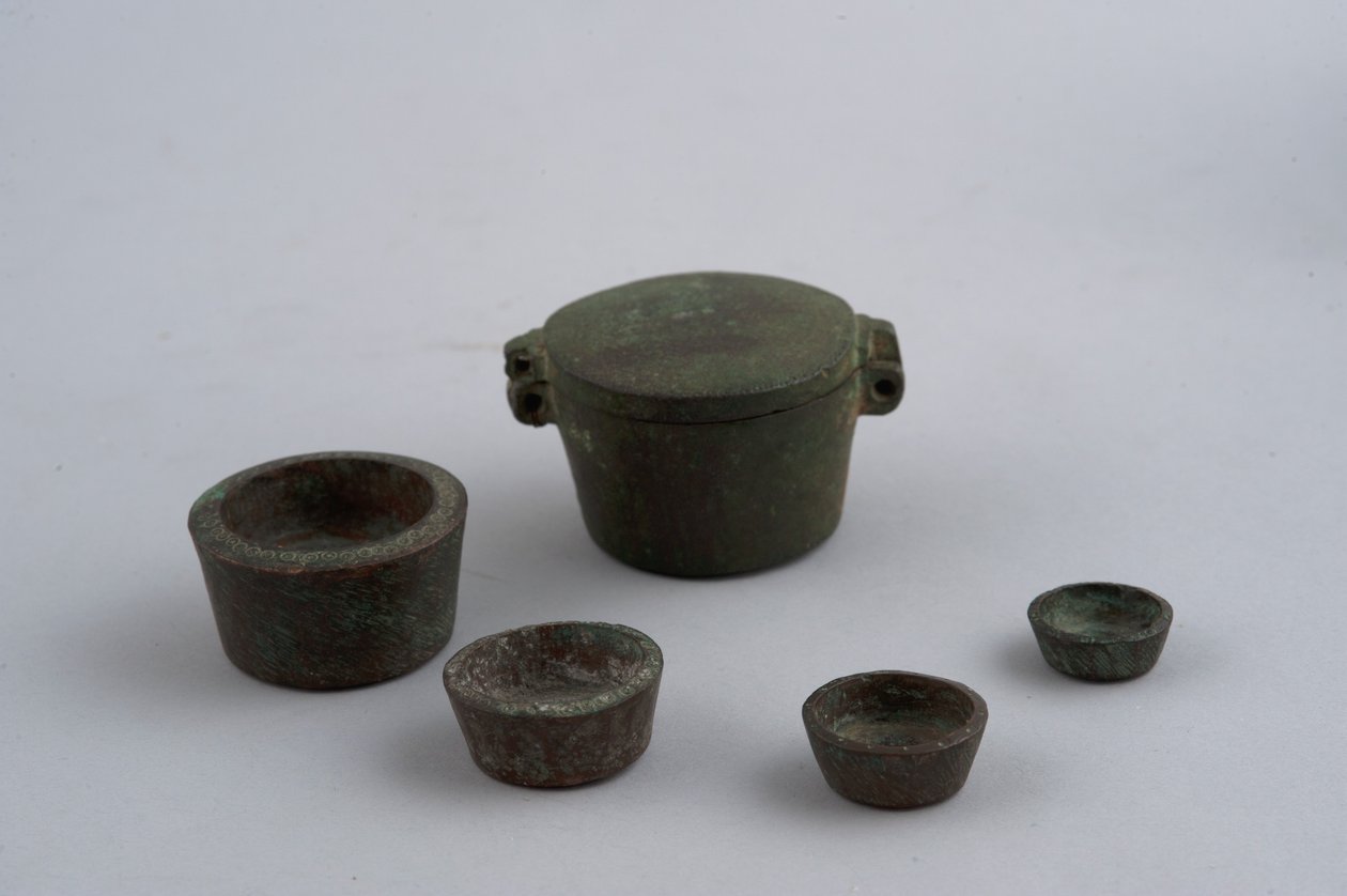 Conjunto de pesos (bronze) de Roman