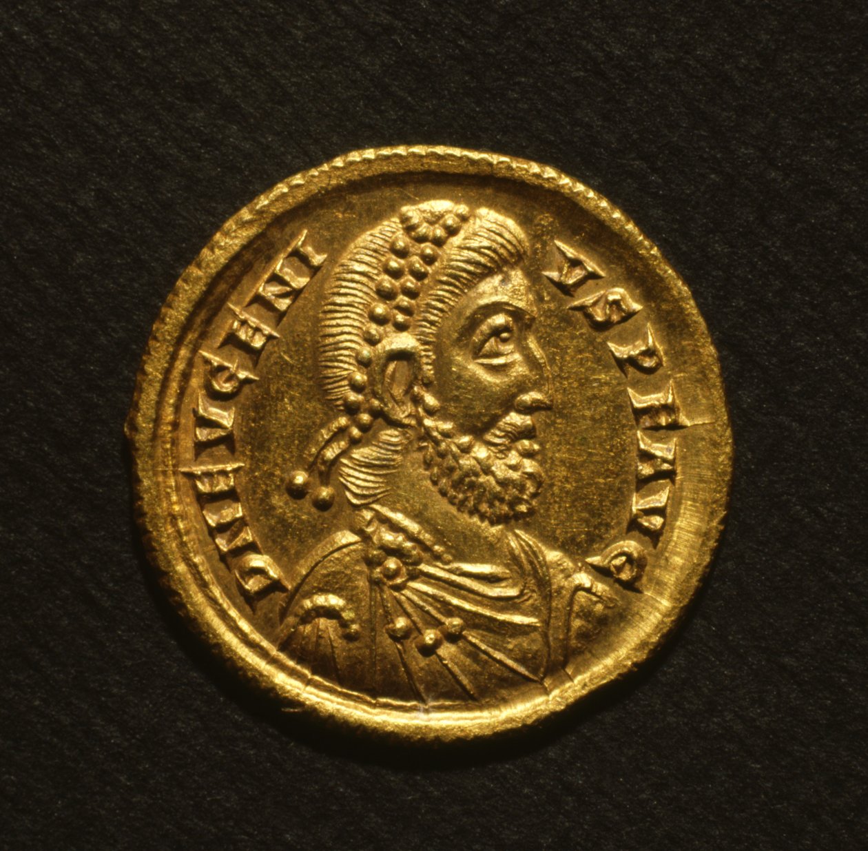 Solidus de Eugenius, 392-94 (ouro) de Roman