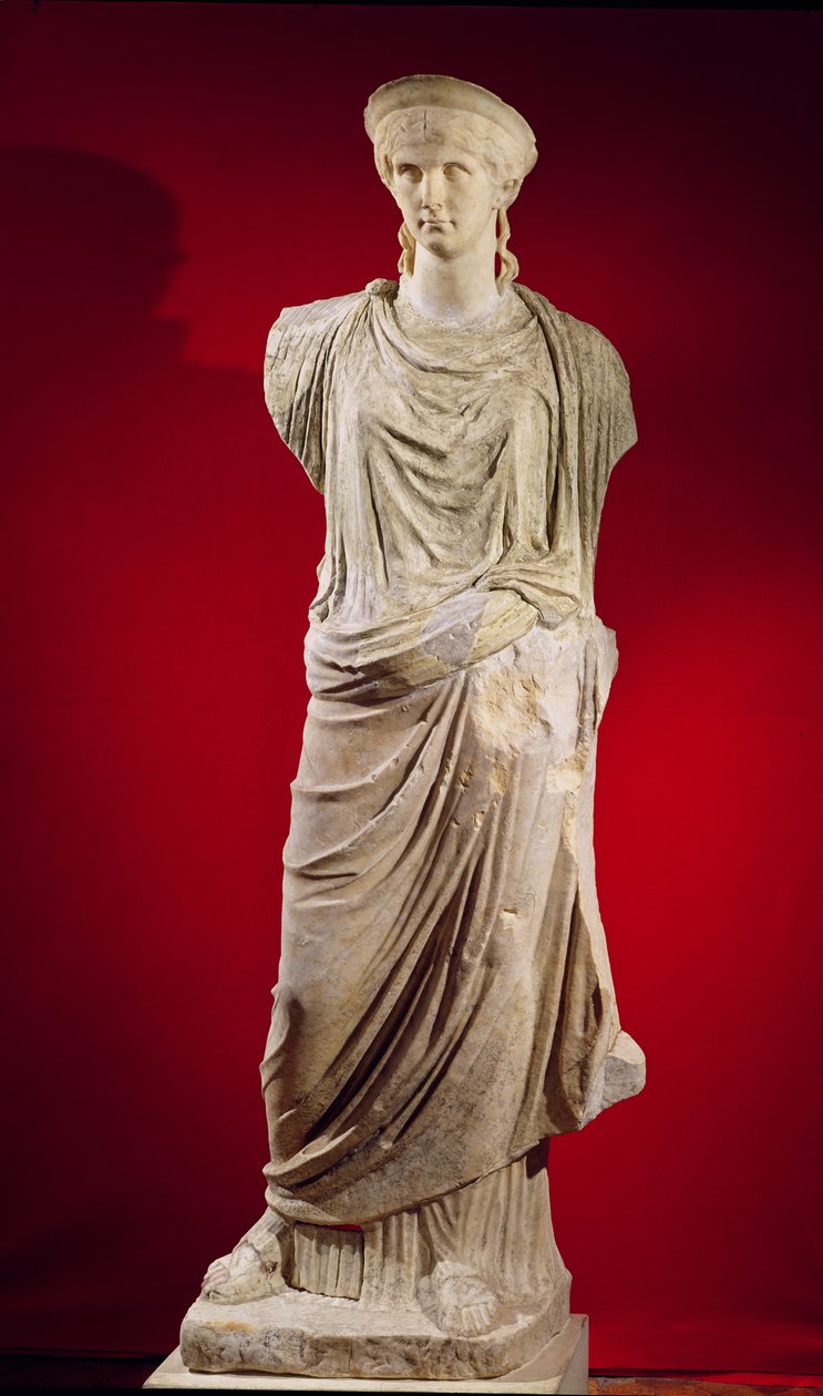 Estátua de Antonia, o Jovem (d.37 dC) de Roman