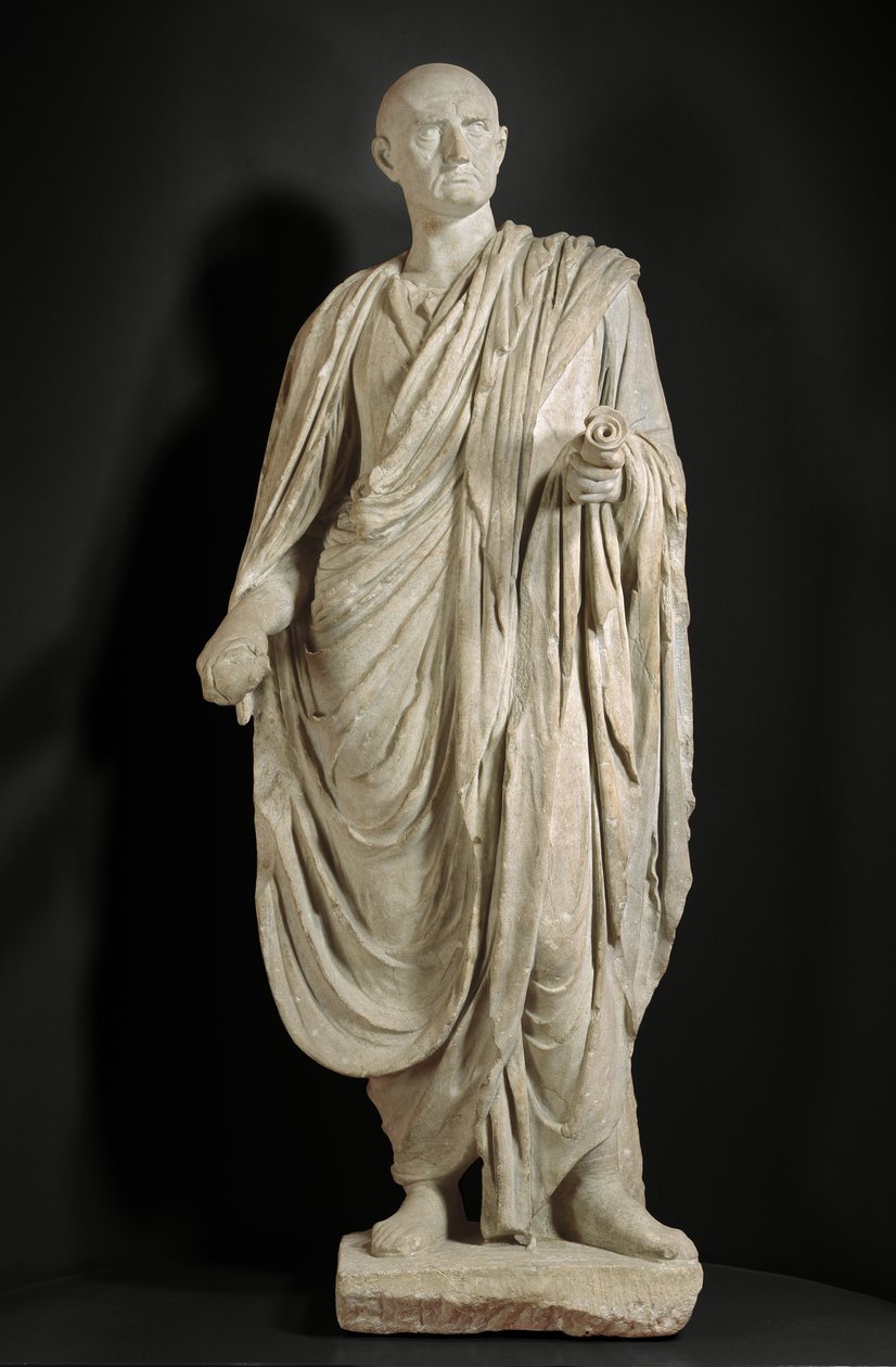 Estátua de Cícero (mármore) de Roman