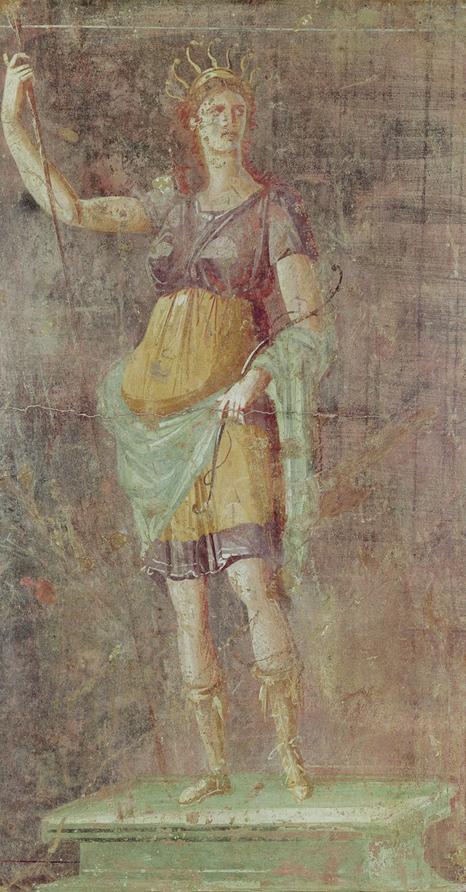 Estátua de Diana, de Pompeia, c.50-59 de Roman