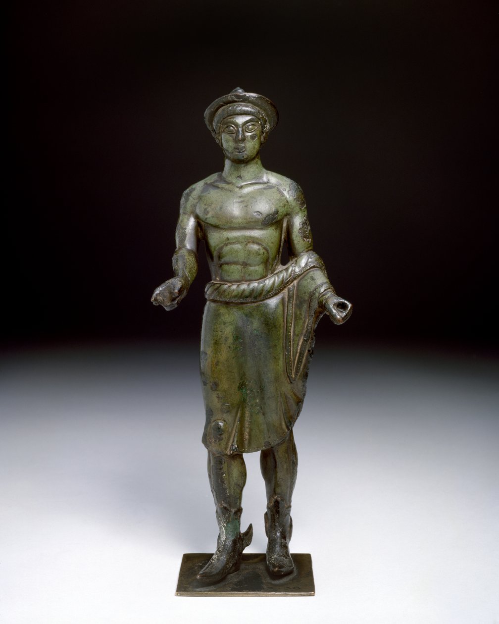 Estatueta, de Uffington em Berkshire (bronze) de Roman