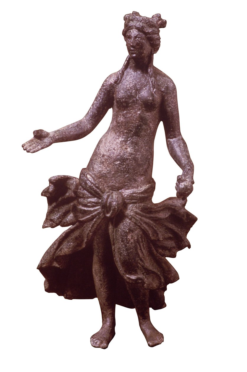 Estatueta de Vênus, final do século I ou II dC (bronze) de Roman
