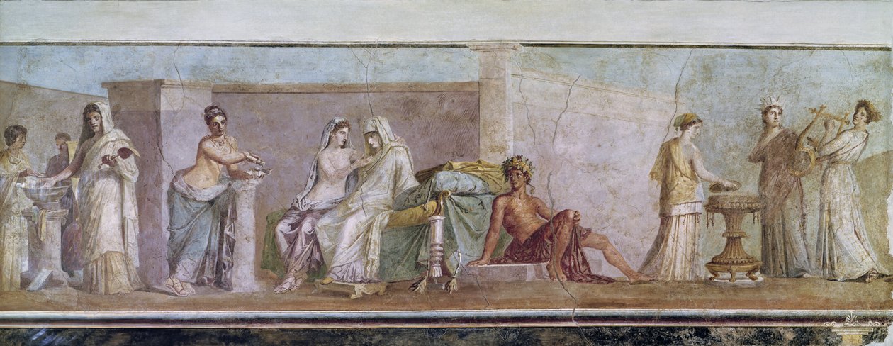 O Casamento Aldobrandini, 27 aC-14 dC de Roman