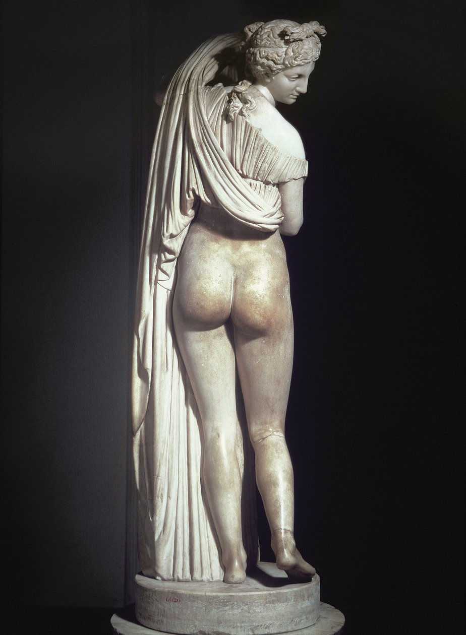 A Afrodite de Callipige, cópia de um original grego do século II aC (mármore) de Roman