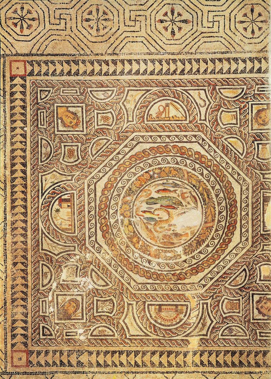 As Quatro Estações, de Vega Baja (mosaico) de Roman