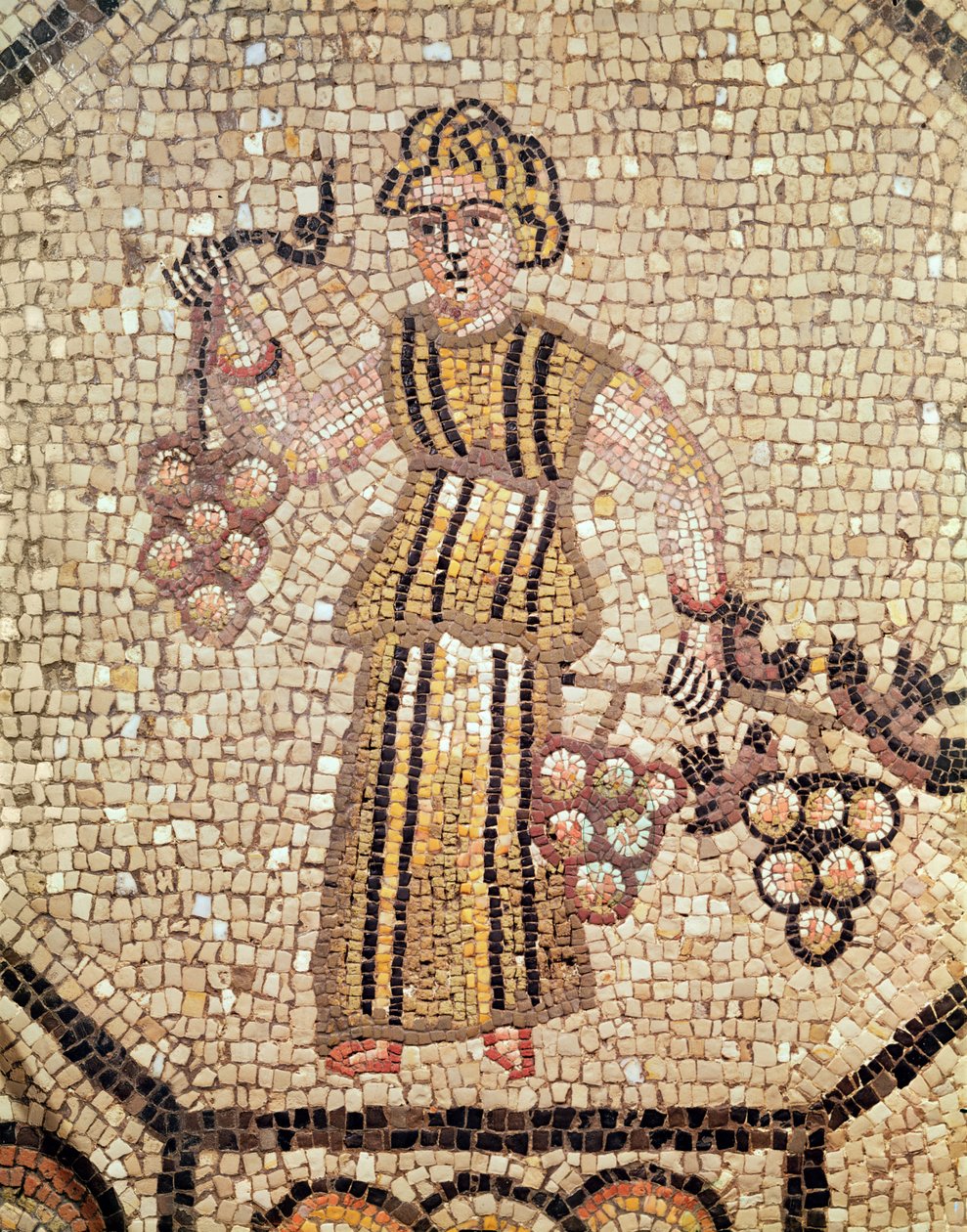 O vendedor de uva (mosaico) de Roman