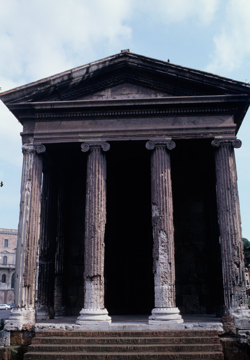 O templo de Portunus de Roman